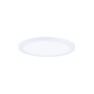 Wafer - 15W 1 LED Round Flush Mount-0.5 Inches Tall and 7 Inches Wide