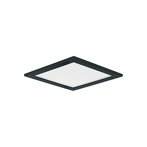 Wafer - 15W 1 LED Square Flush Mount-0.5 Inches Tall and 7 Inches Wide