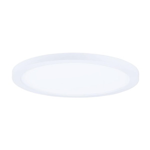 Wafer - 30W 1 LED Round Flush Mount-0.5 Inches Tall and 15 Inches Wide