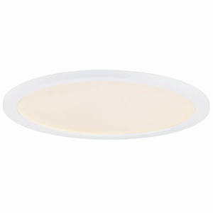 Wafer - 32W 1 LED Round Flush Mount In Modern Style-0.5 Inches Tall and 22 Inches Wide - 1306273
