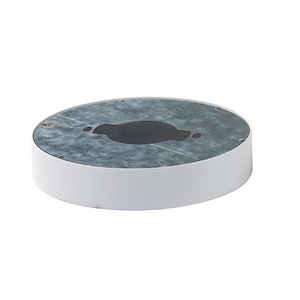Wafer - Empty EM Shell for Round Flush Mount-1.5 Inches Tall and 7 Inches Wide