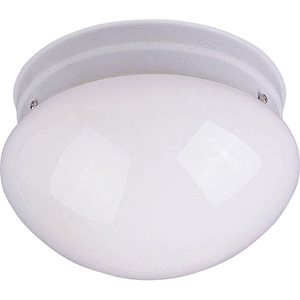 Essentials-1 Light Flush Mount in Early American style-12 Inches wide by 4 inches high - 1213736