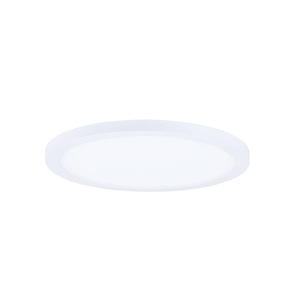 Wafer - 20W 1 LED Round Flush Mount-0.5 Inches Tall and 9 Inches Wide