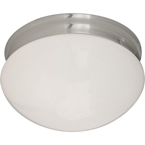 Essentials-Two Light Flush Mount in  style-9 Inches wide by 5 inches high