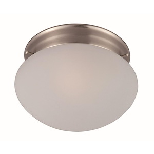 Essentials-One Light Flush Mount in  style-7.5 Inches wide by 4.5 inches high