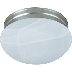 Essentials-1 Light Flush Mount in Early American style-12 Inches wide by 4 inches high