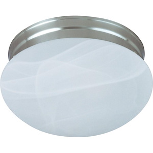 Essentials-2 Light Flush Mount in  style-13.5 Inches wide by 6 inches high
