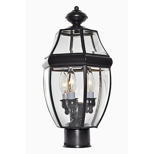 South Park- 9.5 Inch 3 Light Outdoor Pole/Post Mount in Early American style