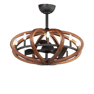 Bodega Bay - 36 Inch 32W 8 LED WiFi-enabled Fandelight