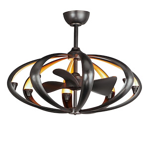 Ambience-48W 8 LED WiFi-enabled Fandelight in Modern style
