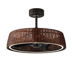 Tulum - 30W 1 LED Fandelight-18.5 Inches Tall and 29 Inches Wide