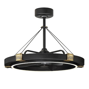 Jewel - 30W 1 LED Fandelight-23 Inches Tall and 33 Inches Wide