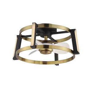 Darling - 29W 4 LED Wifi-Enabled Fandelier-10.5 Inches Tall and 24 Inches Wide