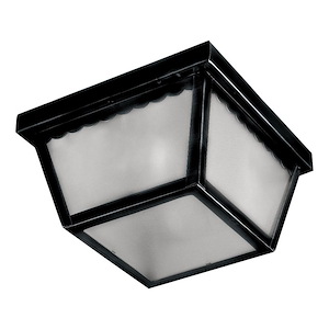 Outdoor Essentials-1 Light Outdoor Flush Mount in Mediterranean style-11.5 Inches wide by 6 inches high