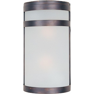 Arc-18W 2 LED Outdoor Wall Mount-6.5 Inches wide by 12 inches high - 819316