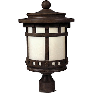 Santa Barbara-9W 1 LED Outdoor Pole/Post Mount-9 Inches wide by 16 inches high - 1027845