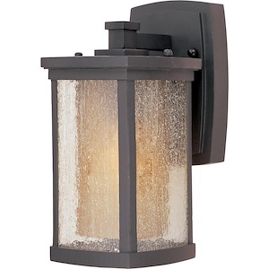 Bungalow-9W 1 LED Outdoor Wall Lantern-5.25 Inches wide by 11 inches high - 1027684
