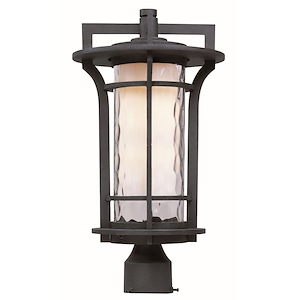 Oakville-9W 1 LED Outdoor Pole/Post Mount-10 Inches wide by 17.75 inches high