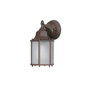 Cast-9W 1 LED Outdoor Wall Lantern-5.5 Inches wide by 10 inches high - 1027525