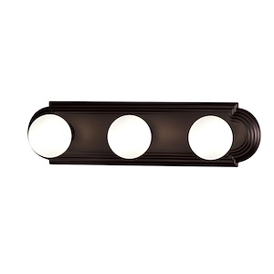 Essentials-3 Light  Bath Vanity in  style-18 Inches wide by 4.75 inches high