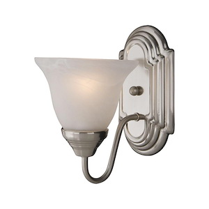 Essentials-1 Light Wall Sconce in Transitional style-10.5 Inches wide by 5.5 inches high