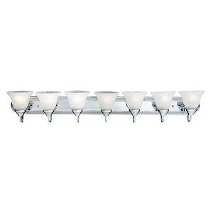 Essentials-7 Light Early American Bath Vanity in Early American style-48 Inches wide by 7 inches high