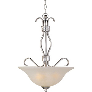 Basix EE-Three Light Invert Bowl Pendant in Contemporary style-17 Inches wide by 22.5 inches high