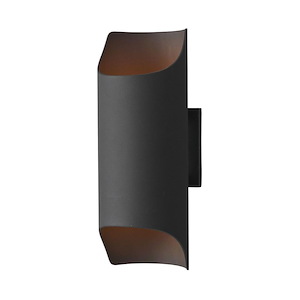 Lightray-12W 2 LED Outdoor Wall Sconce in Modern style-5.75 Inches wide by 13.75 inches high - 605258