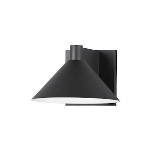 Conoid-8W 1 LED Medium Outdoor Wall Mount-8 Inches wide by 5.2 inches high