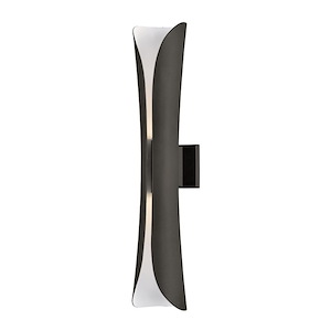 Scroll-22W 2 LED Outdoor Wall Sconce-5.75 Inches wide by 30 inches high