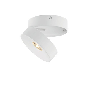 Swinger - 12W 1 LED Adjustable Flush Mount-2.75 Inch Tall and 5 Inch Wide - 1377313