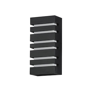 Keyes - 12W 1 LED Outdoor Wall Sconce-14 Inches Tall and 6.75 Inches Wide - 1342495