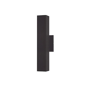 Culvert - 14W 2 LED Outdoor Wall Sconce-15 Inches Tall and 2.5 Inches Wide