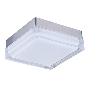 Illuminaire-15W 1 LED Flush Mount-7 Inches wide by 2.5 inches high