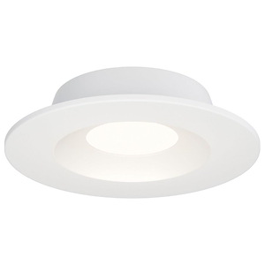 Crisp - 12W 1 LED Round Recessed Downlight-1.5 Inches Tall and 4.5 Inches Wide - 1326692