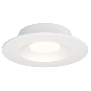 Crisp - 12W 1 LED Round Recessed Downlight-1.5 Inches Tall and 4.5 Inches Wide - 1326823