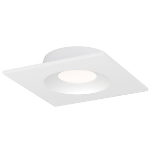 Crisp - 12W 1 LED Square Recessed Downlight-1.5 Inches Tall and 4.5 Inches Wide - 1326824