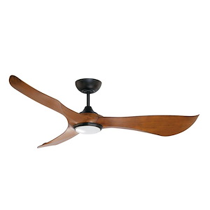 Keanu - Outdoor Ceiling Fan with Light Kit-14 Inch Tall and 56 Inch Wide - 1370543