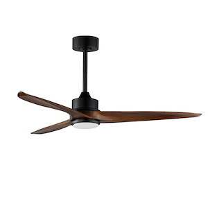 Woodwind - 3 Blade Ceiling Fan with Light Kit-14.5 Inches Tall and 52 Inches Wide