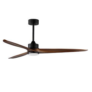 Woodwind - 3 Blade Ceiling Fan with Light Kit-14.5 Inches Tall and 72 Inches Wide