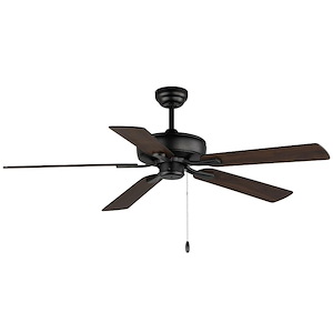 Super-Max - 5 Blade Ceiling Fan In Contemporary Style-14.5 Inches Tall and 52 Inches Wide