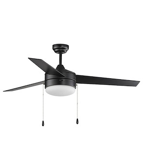 Trio - 3 Blade Hugger Ceiling Fan-19 Inches Tall and 52 Inches Wide