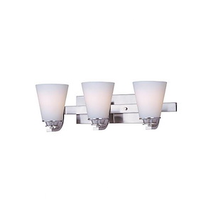 Conical 3 Light Traditional Bath Vanity Approved for Damp Locations