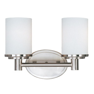 Cylinder 2 Light Modern Bath Vanity Approved for Damp Locations - 230121