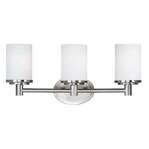 Cylinder-3 Light Modern Bath Vanity in Modern style-20.5 Inches wide by 9.5 inches high - 230119