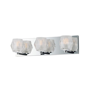 Peak-3 Light Bath Vanity-19 Inches wide by 4.75 inches high