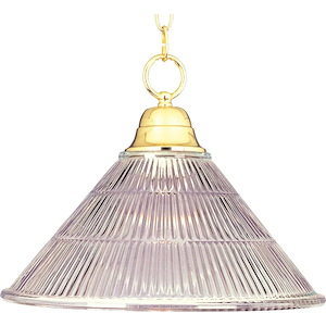 Maxim - 1 Light Inverted Pendant In Traditional Style-11.5 Inches Tall and 15 Inches Wide