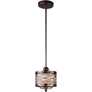 Mondrian-One Light Mini Pendant in Mediterranean style-7.5 Inches wide by 13 inches high - 230112