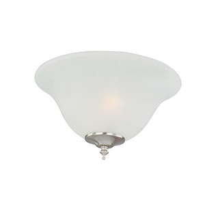 Basic-Max-Three Light Ceiling Fan Light Kit with Wattage Limiter in  style-13 Inches wide