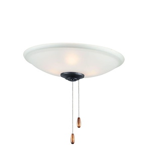 Basic-Max - 3 Light Ceiling Fan Light Kit-3.75 Inches Tall and 11.75 Inches Wide